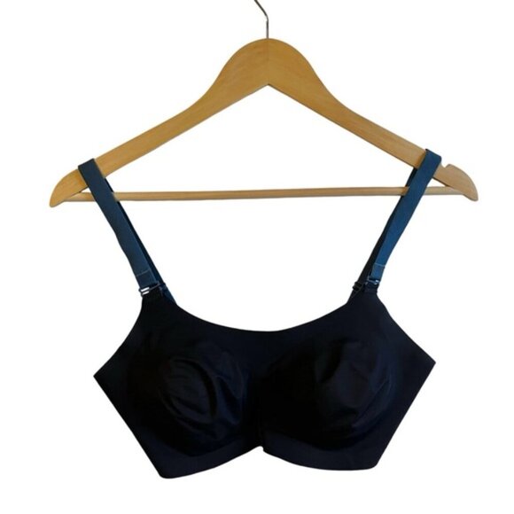 Knix Padded Evolution Bra Reversible Size 6 Gray/Black/Blue Straps - Picture 8 of 10